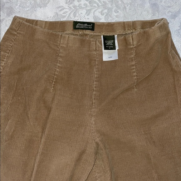 Eddie Bauer Women’s Tan Corduroy Pants.  Size 4. - Picture 2 of 4